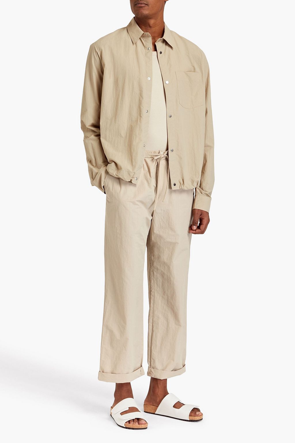 NANUSHKA Poplin drawstring pants