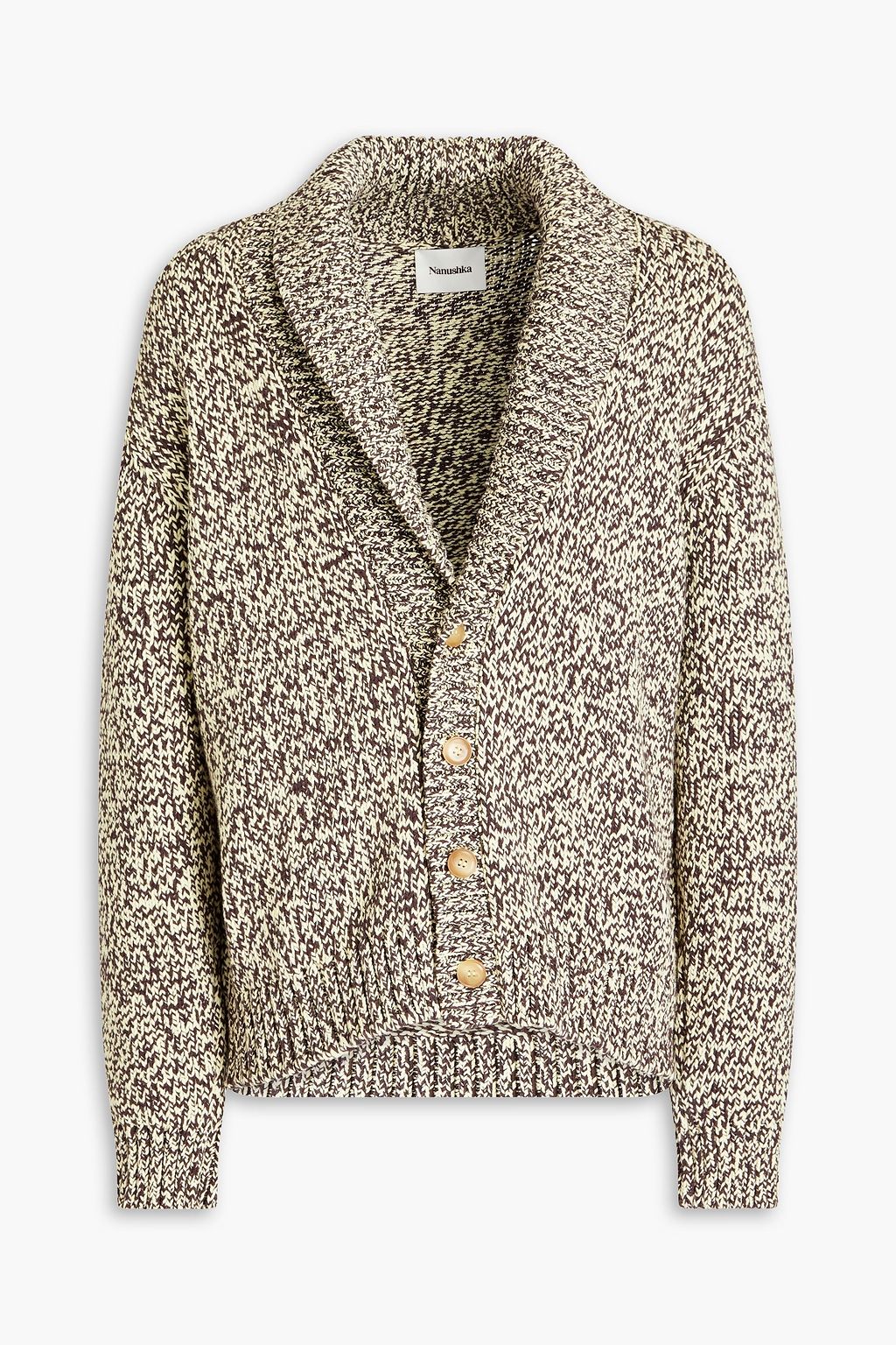 Leopard print cardigan cotton on top