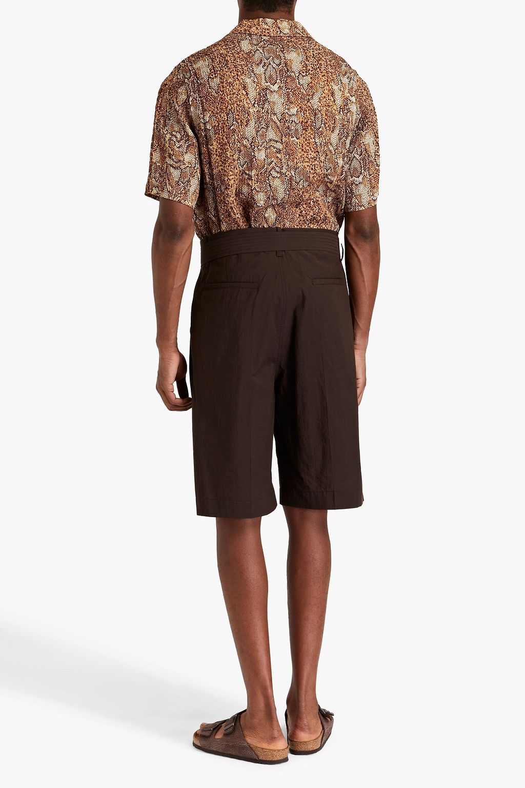 NANUSHKA Cotton-crepe shorts