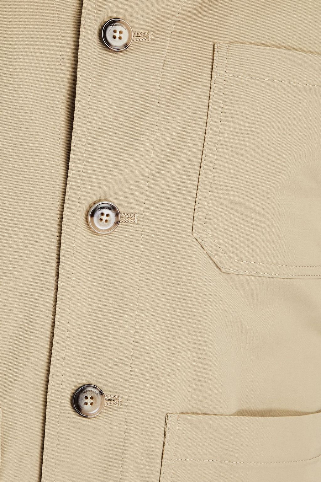 NANUSHKA Cotton-blend twill field jacket
