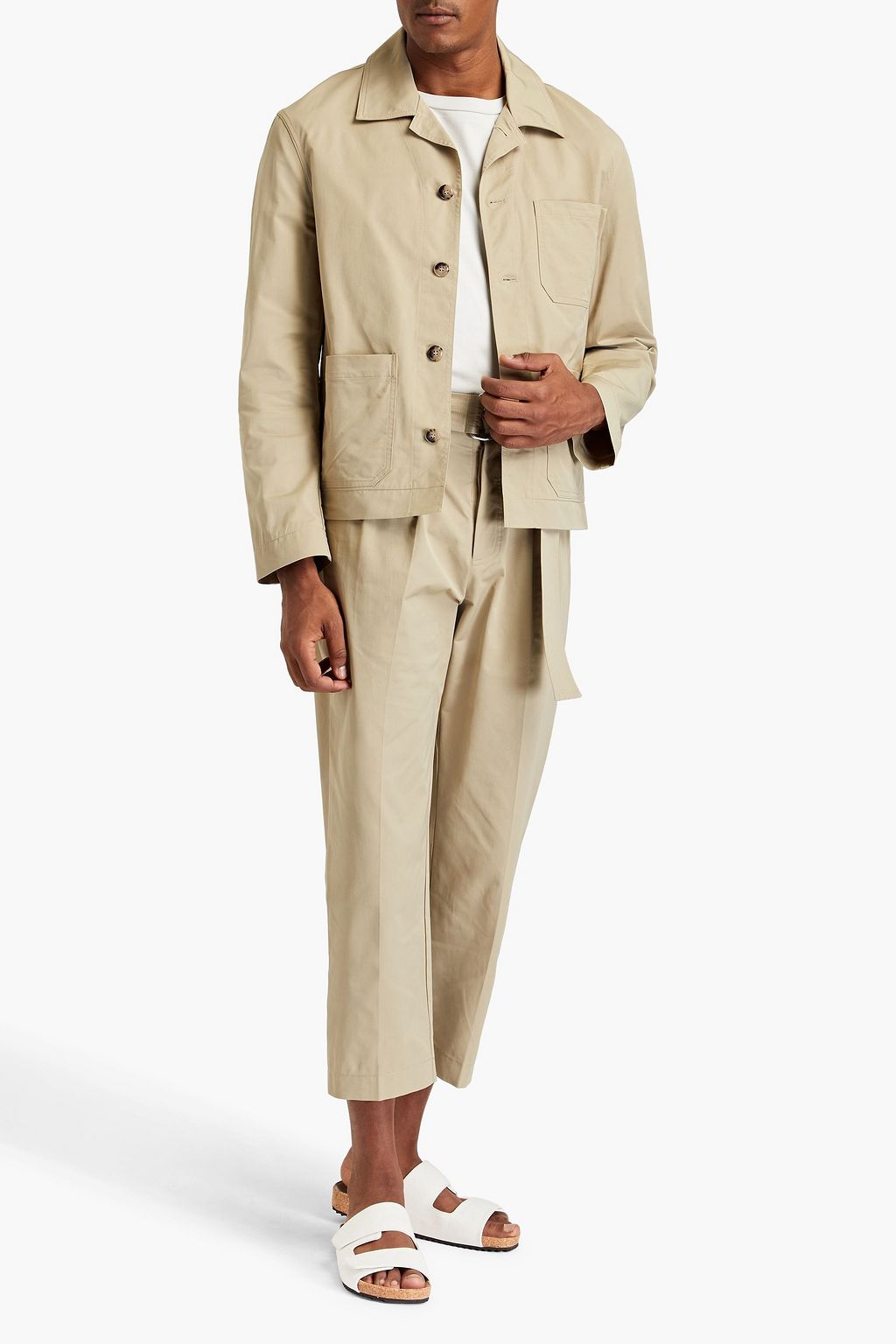 NANUSHKA Cotton-blend twill field jacket