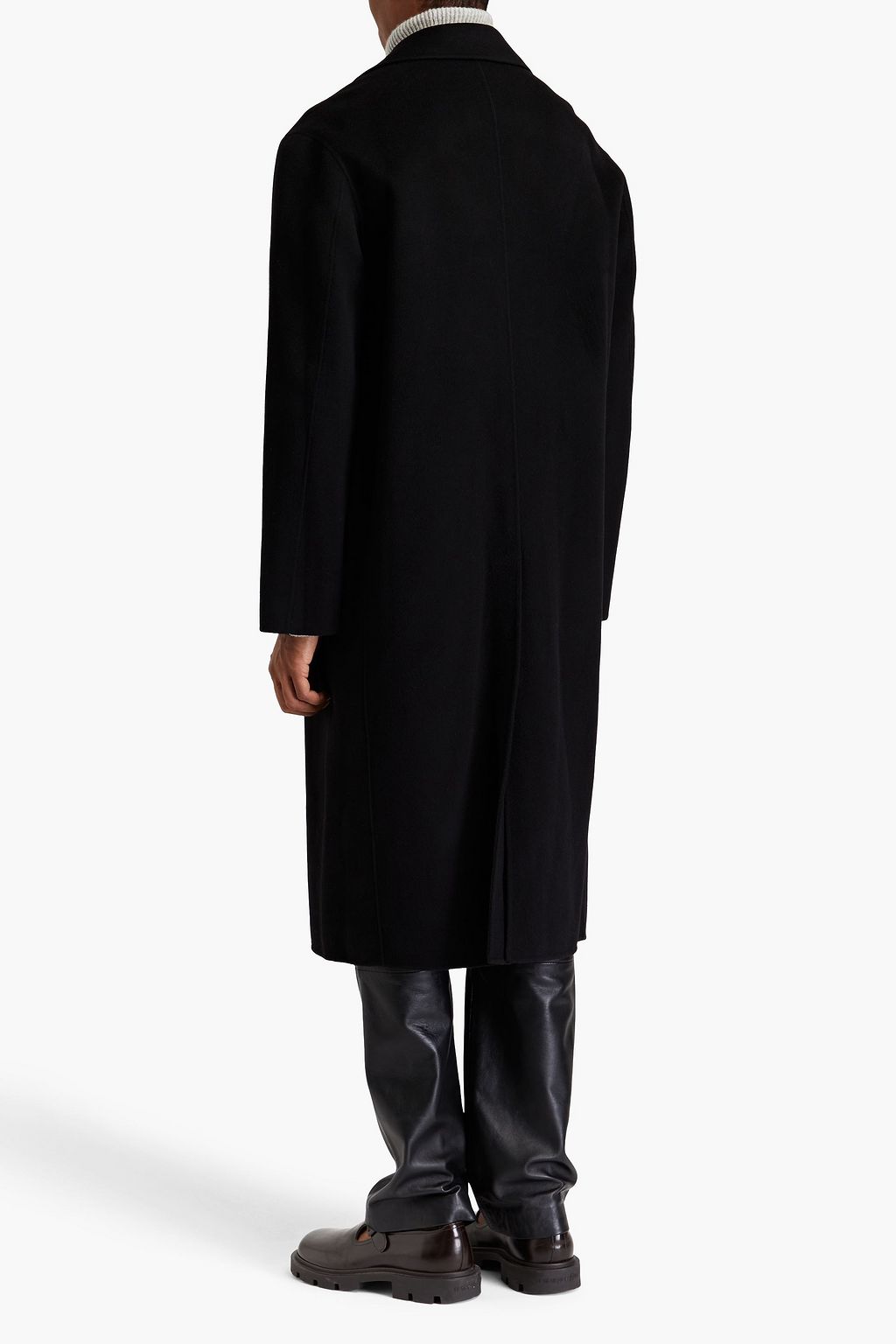 NANUSHKA Wool and silk-blend felt coat