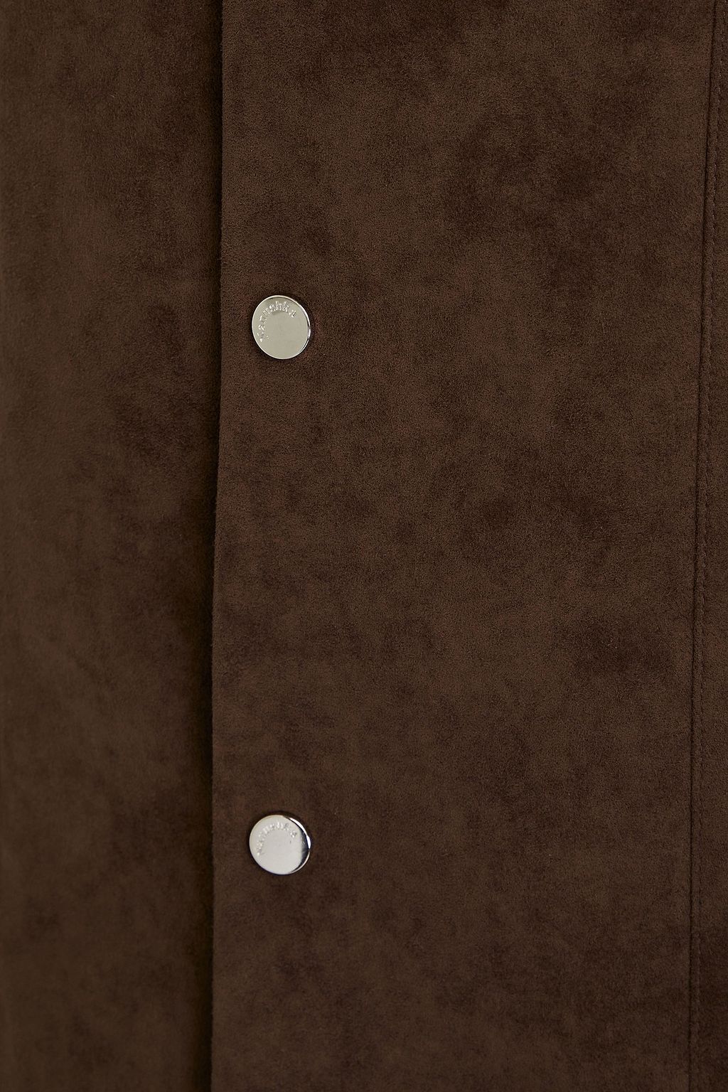 NANUSHKA Slim-fit faux suede jacket