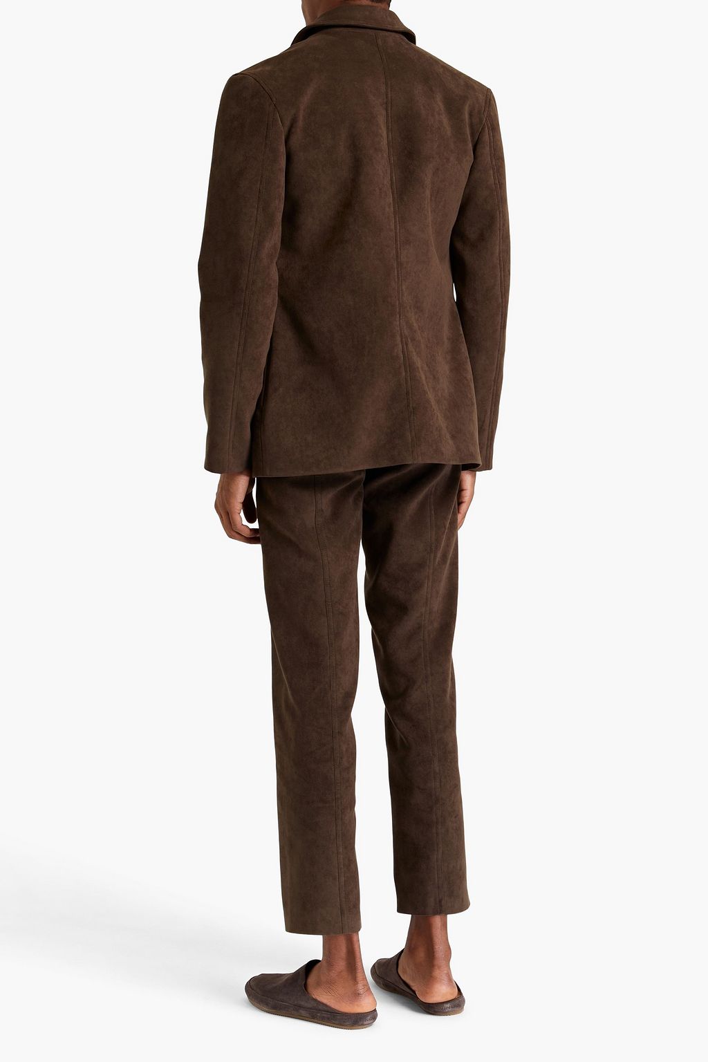 NANUSHKA Slim-fit faux suede jacket