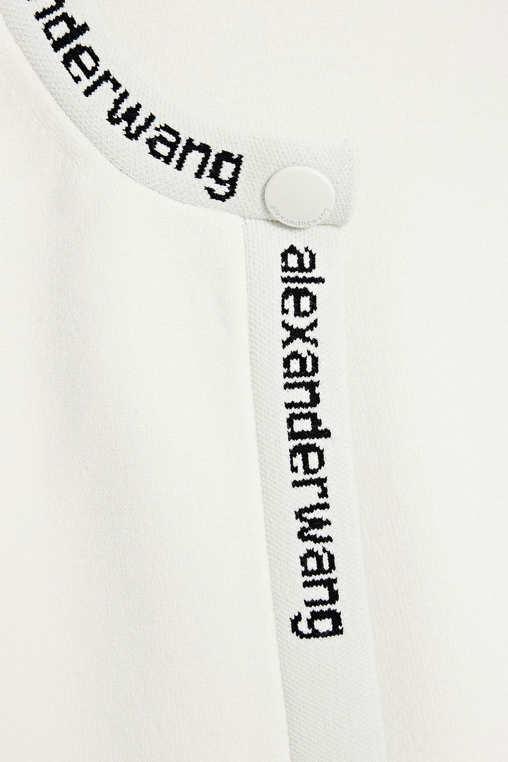 ALEXANDERWANG.T كارديغان قصير بحبكة من نسيج مطاط