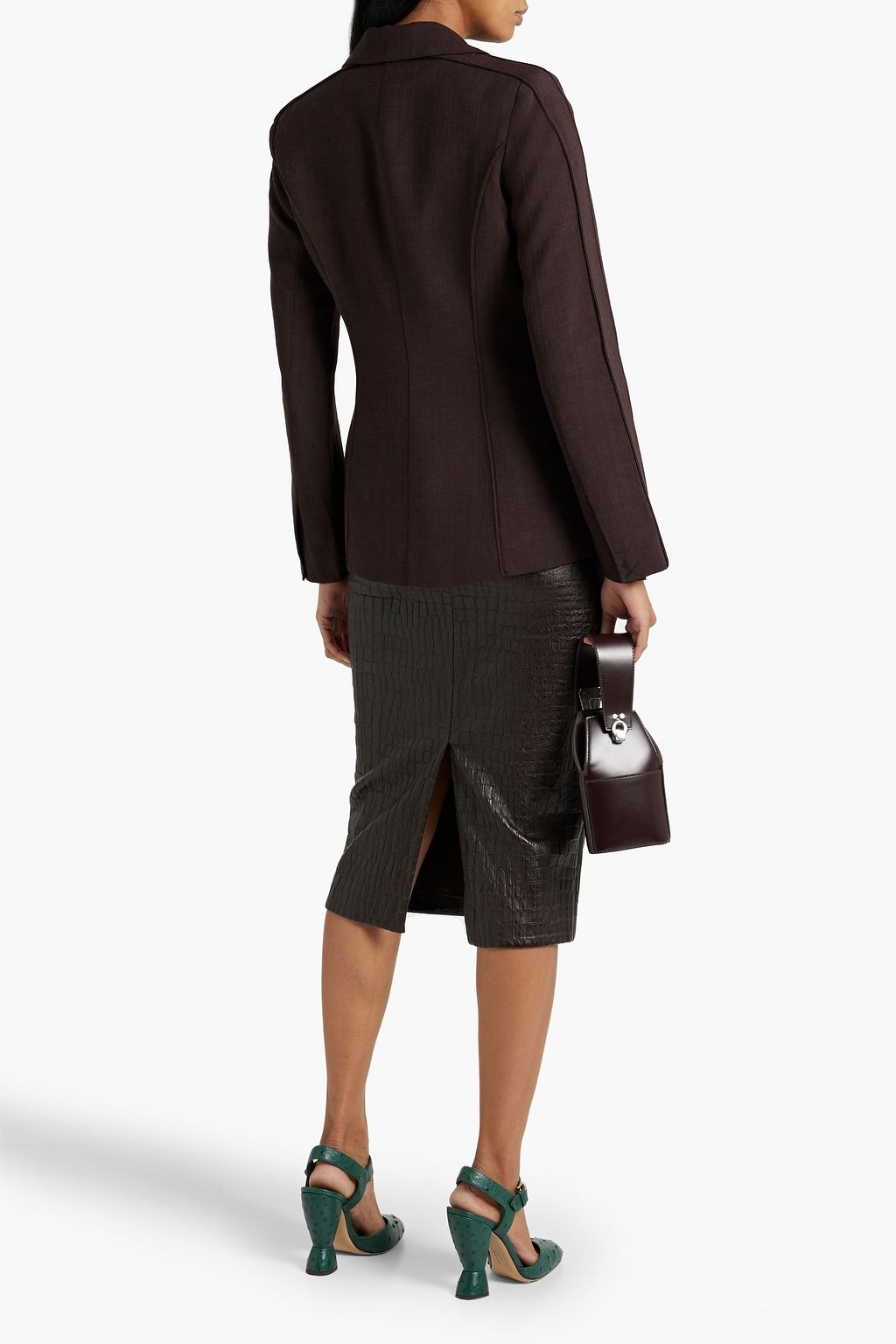 CO Woven blazer