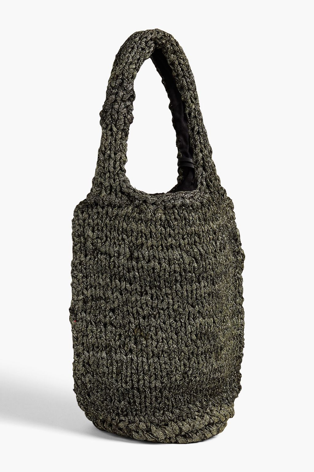 JW ANDERSON Metallic knitted tote