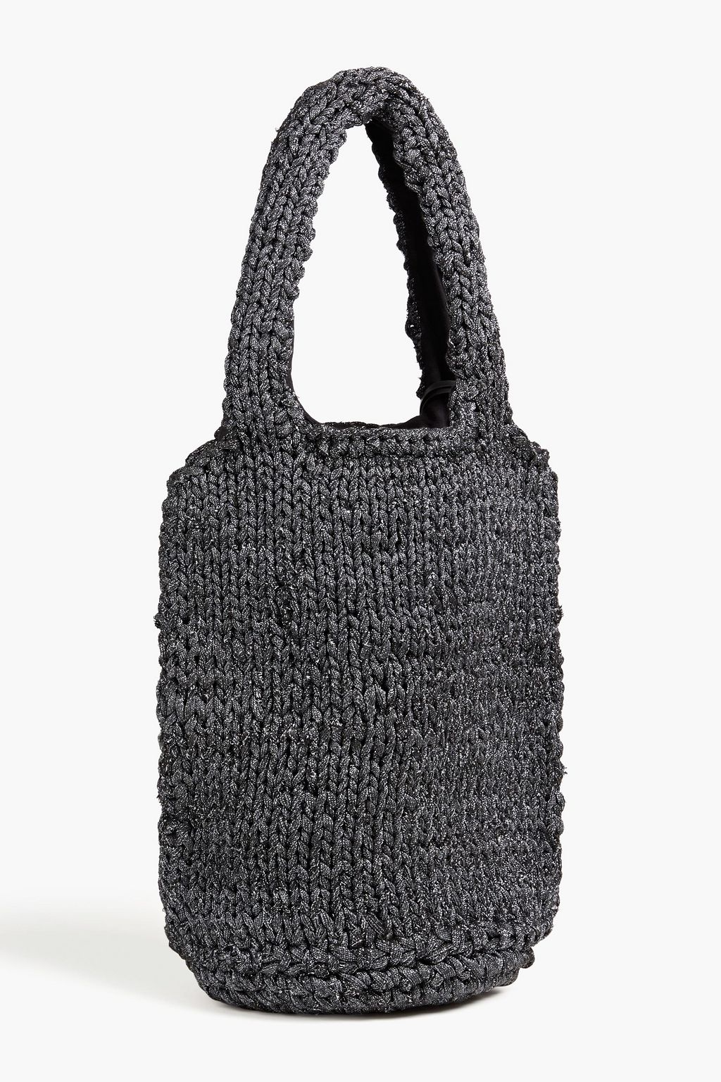 JW ANDERSON Metallic knitted tote
