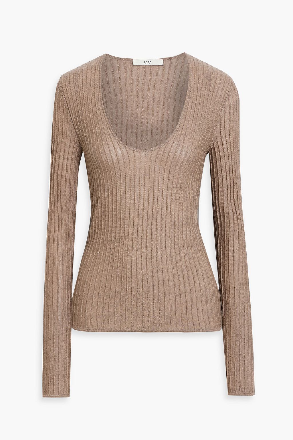 Ribbed cashmere sweater