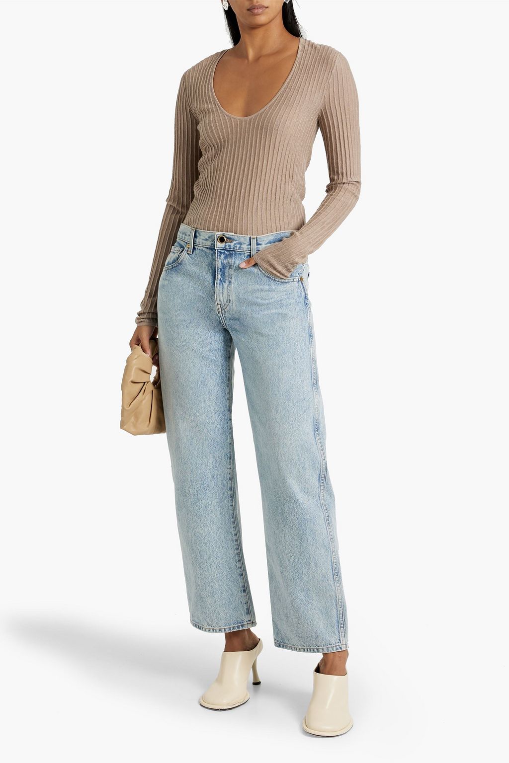 CO Ribbed cashmere sweater