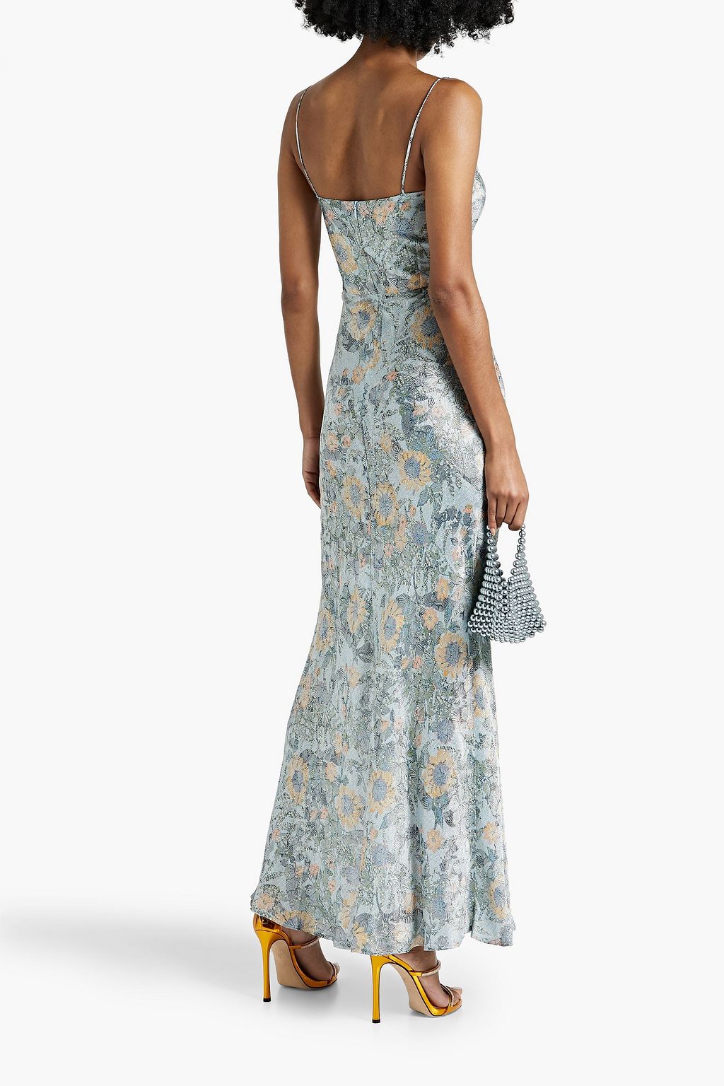 BEC & BRIDGE Floral-jacquard maxi dress