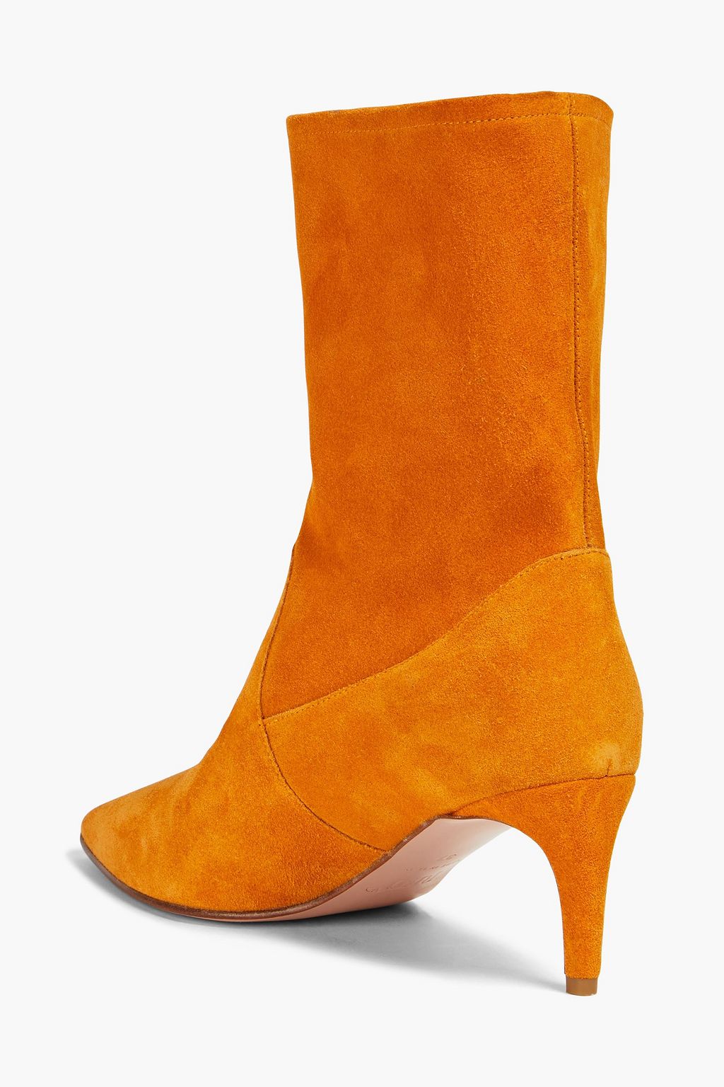 RED(V) Suede ankle boots