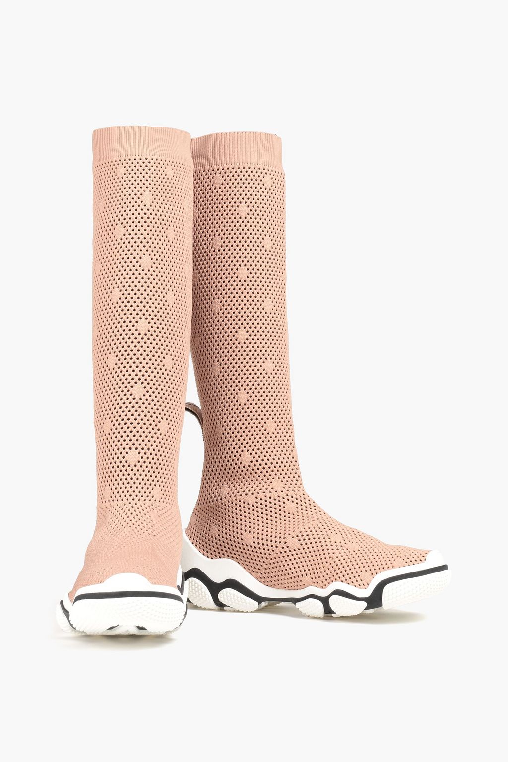 RED(V) Glam Run stretch-knit boots
