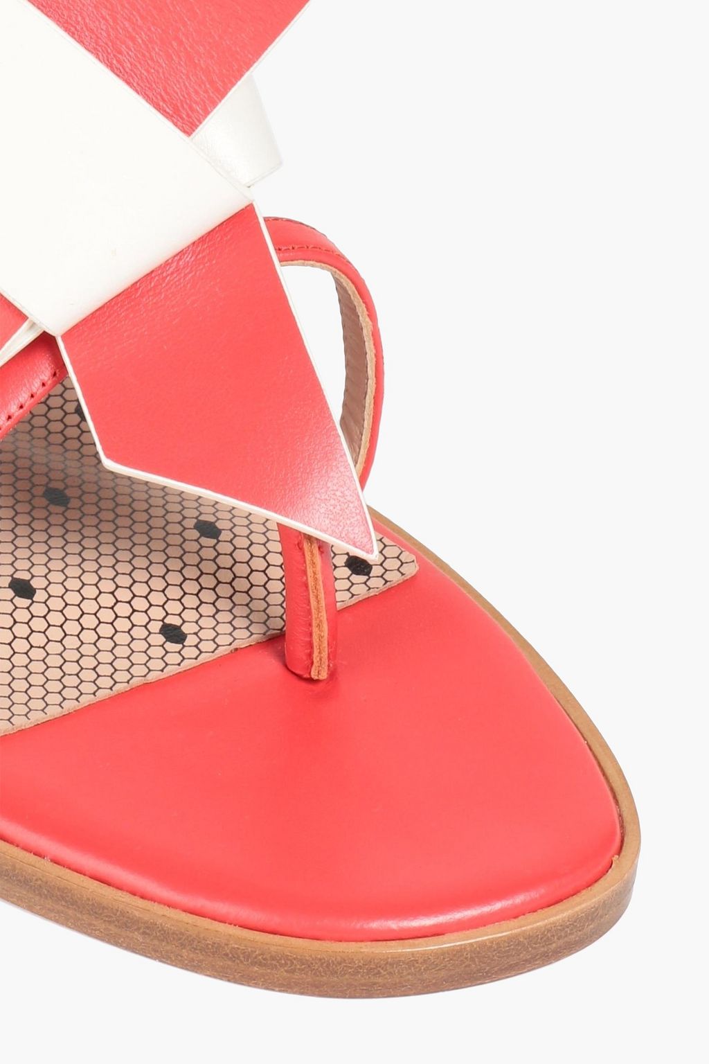 RED(V) صندل من الجلد بلونين