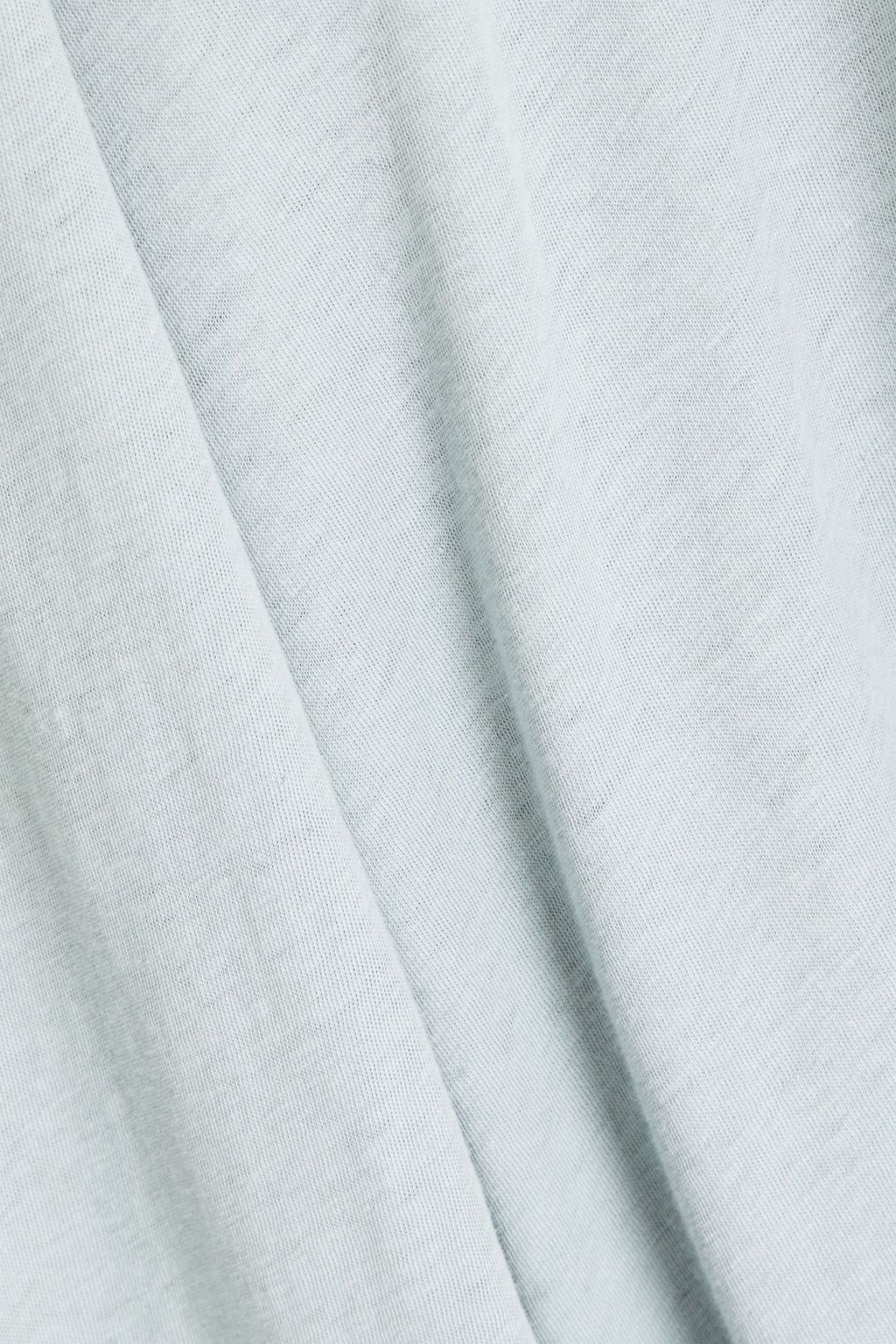 FRESCOBOL CARIOCA Cotton and linen-blend jersey shirt