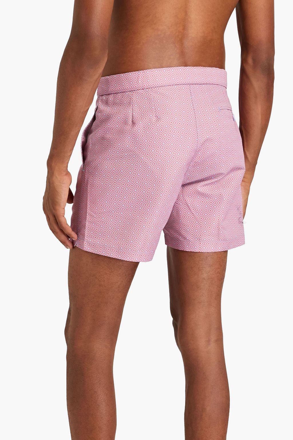 FRESCOBOL CARIOCA Mid-length printed swim shorts