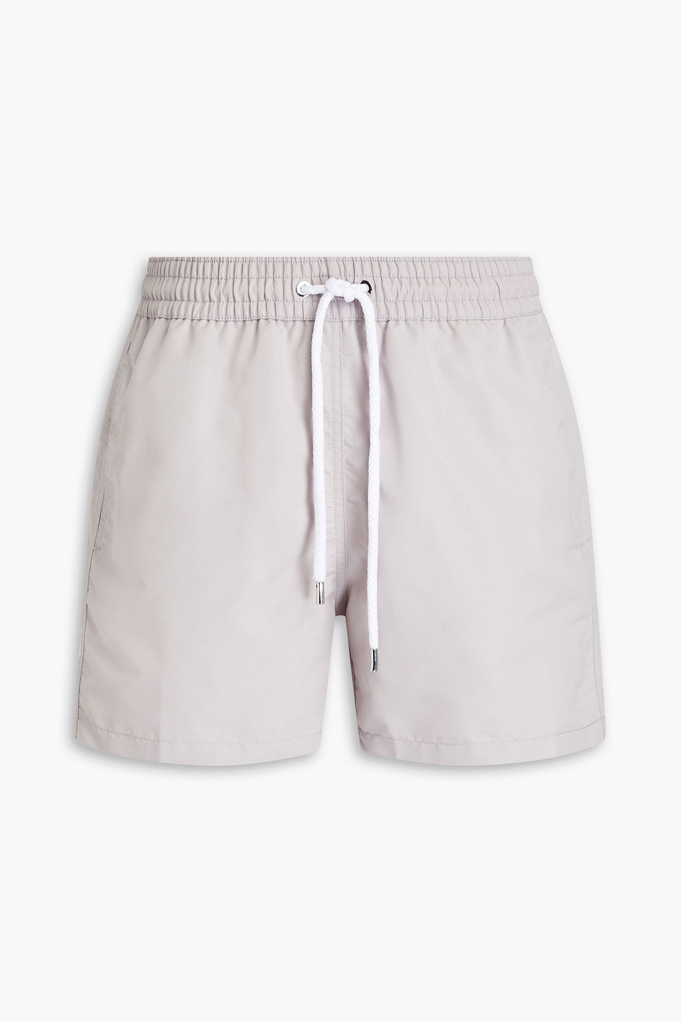 Shop Frescobol Carioca Short-length Swim Shorts In Light Gray