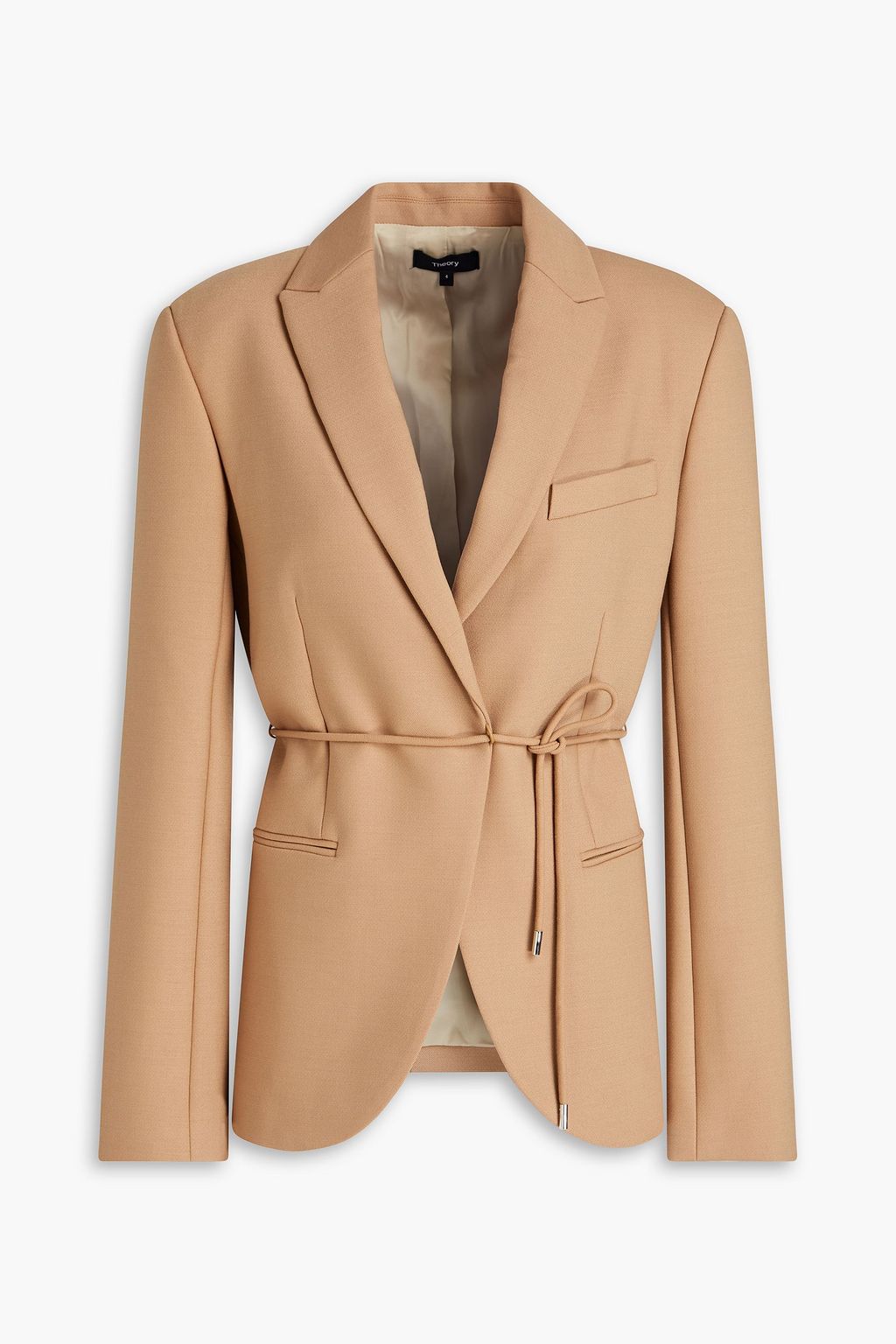 Theory camel blazer on sale