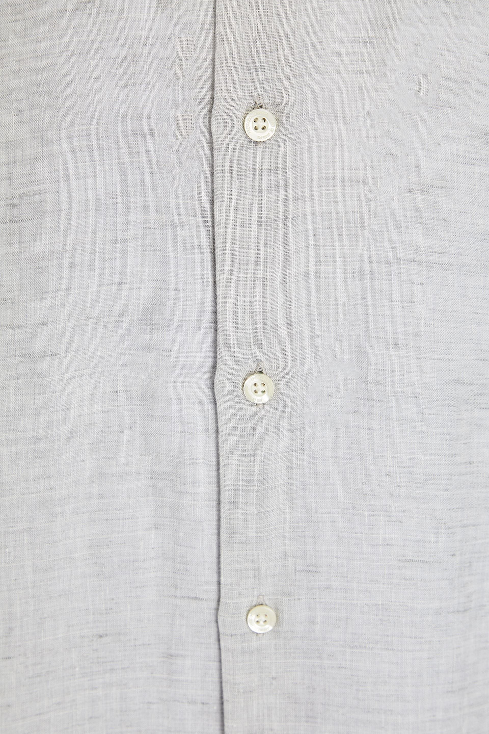 Shop Frescobol Carioca Antonio Linen Shirt In Light Gray