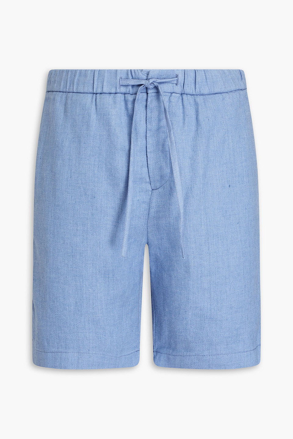 Felipe linen and cotton-blend drawstring shorts