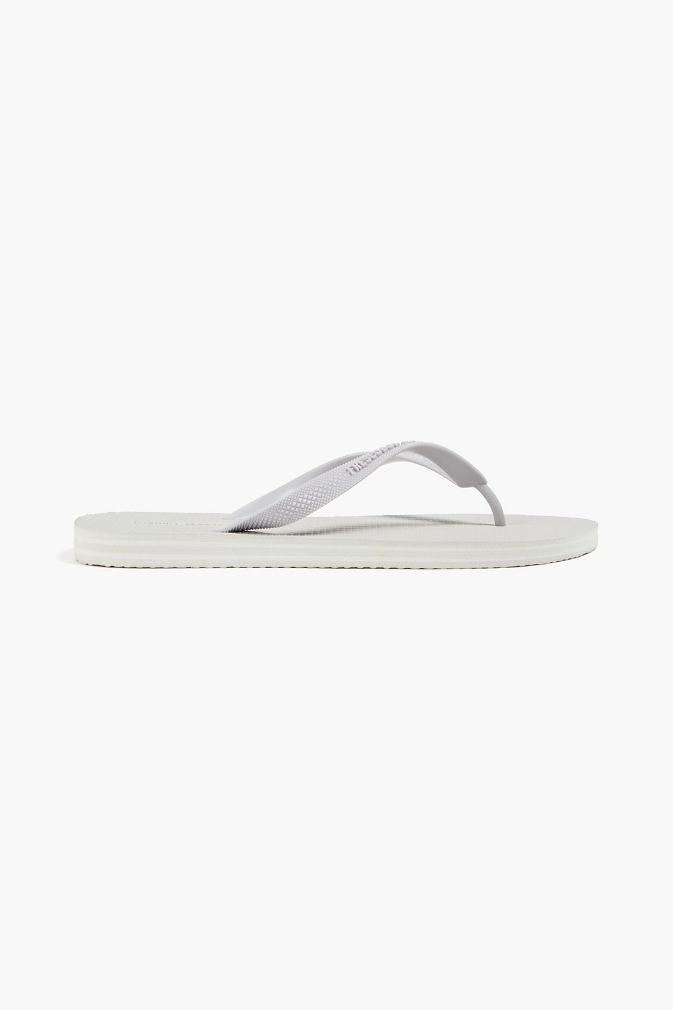 Frescobol Carioca Rubber Flip Flops In Light Gray