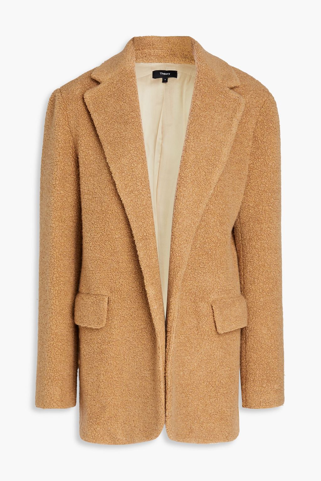 Wool blend boucl blazer