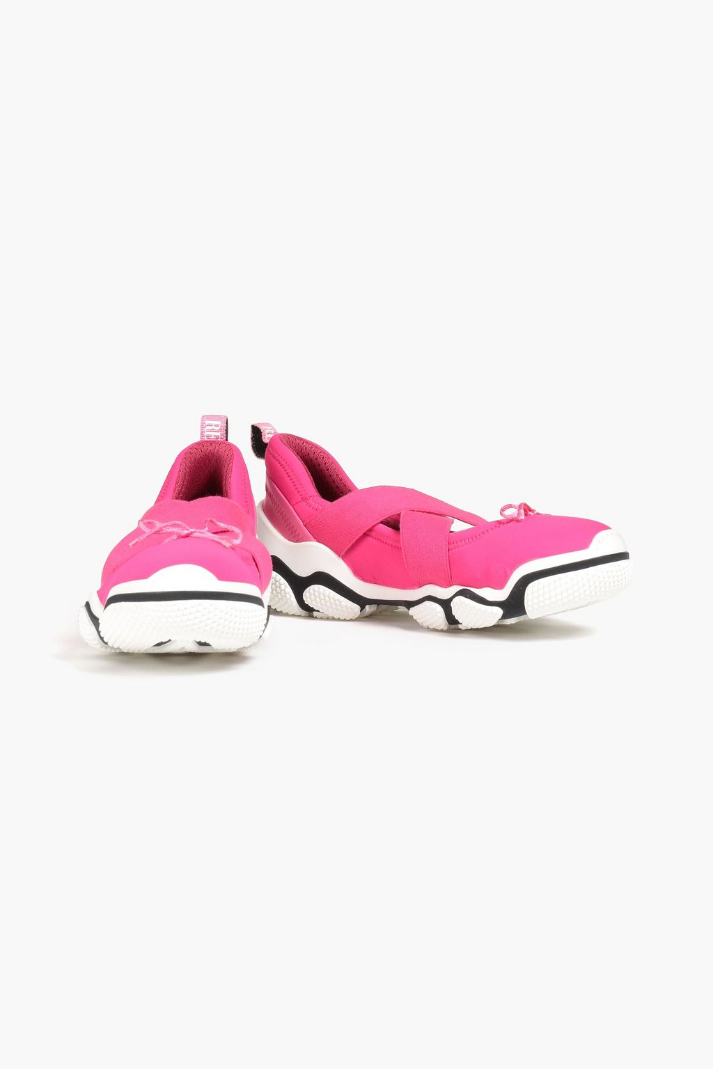 RED(V) Ballet bow-embellished neoprene sneakers
