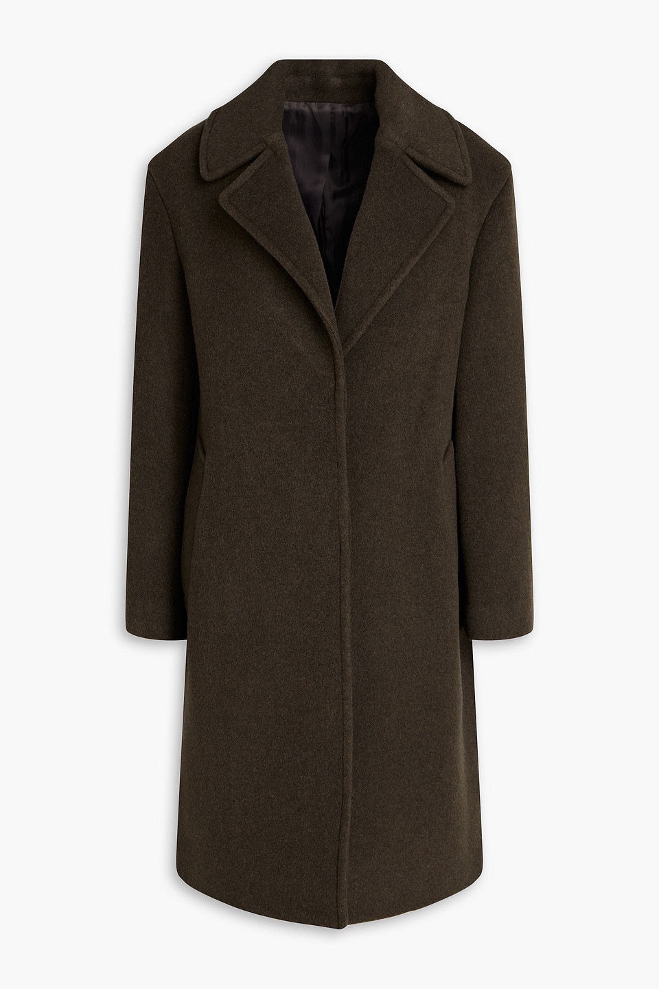 Theory Mantel Aus Wollfilz In Army Green | ModeSens