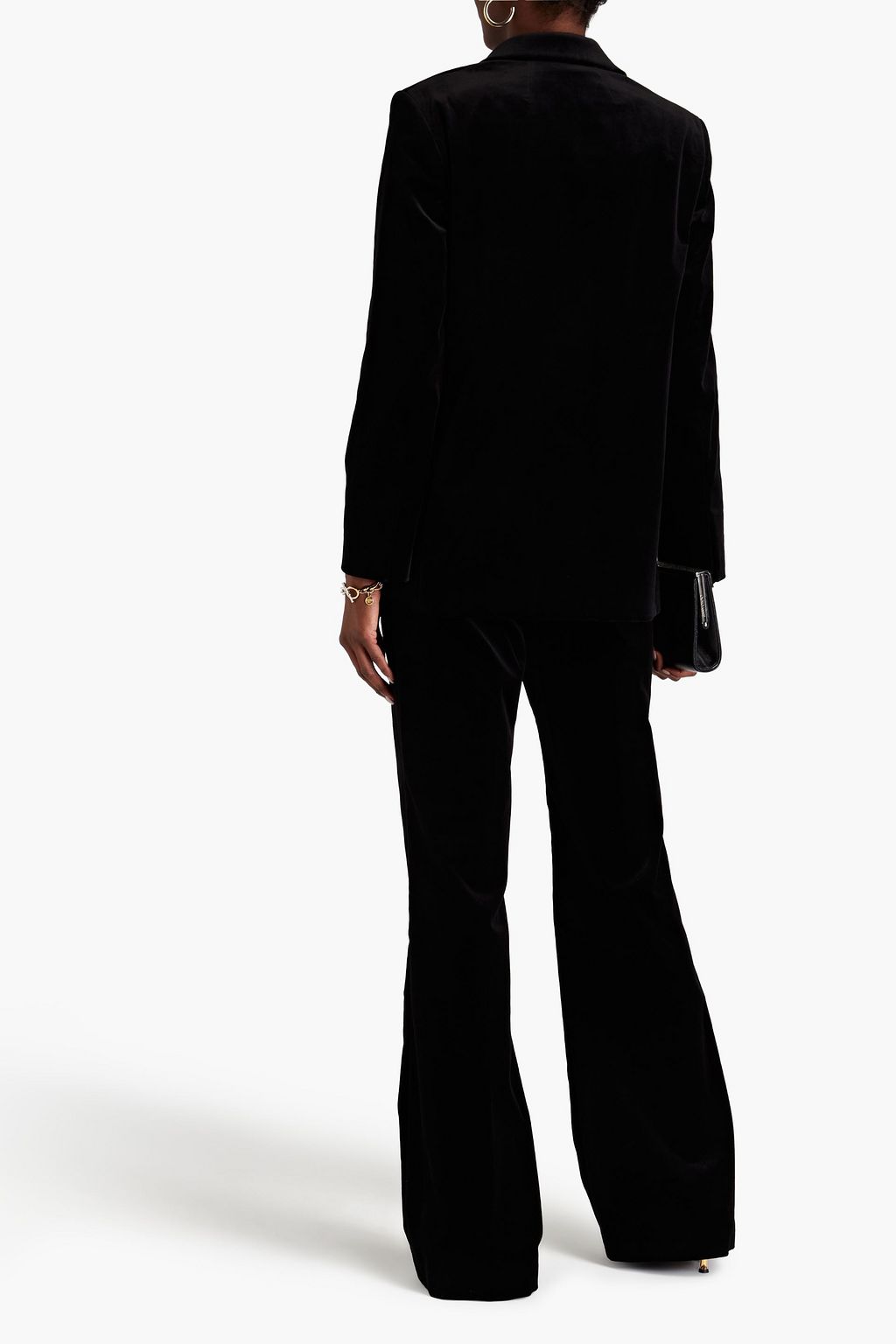 THEORY Cotton-blend stretch-velvet blazer