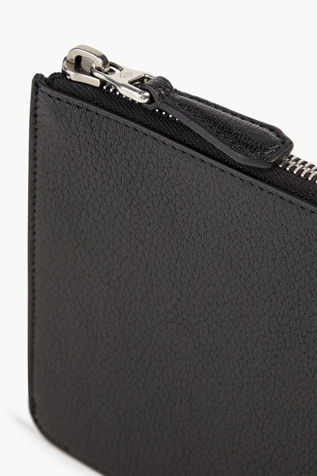 DUNHILL Printed pebbled-leather pouch