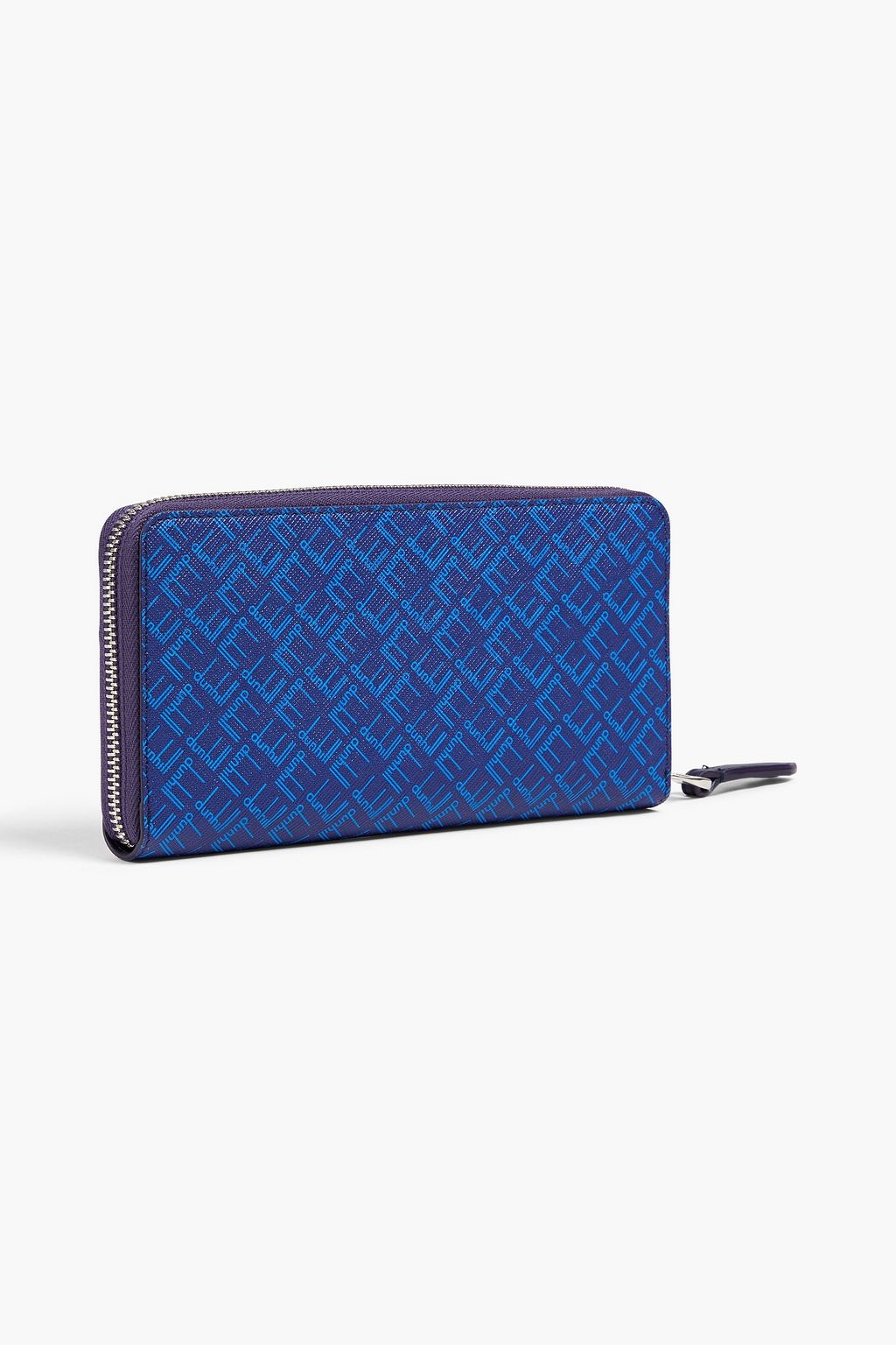 DUNHILL Logo-print textured-leather wallet