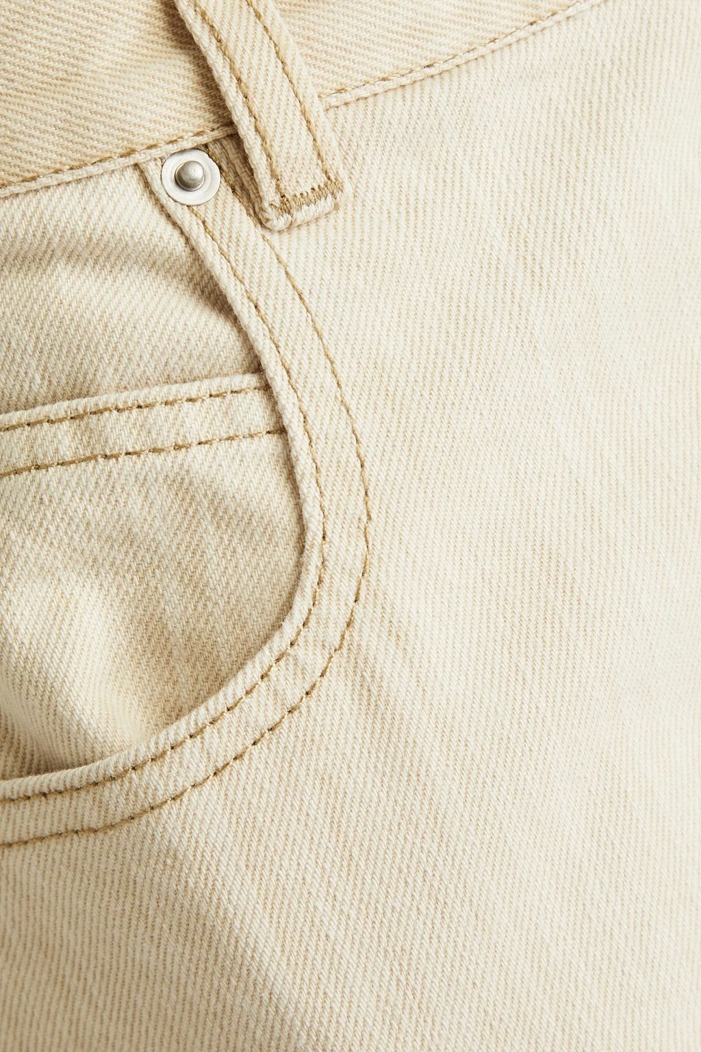MARANT ÉTOILE 하이라이즈 크롭 슬림 레그 진
