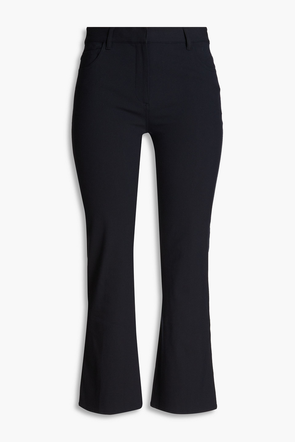 Theory Cotton-blend Kick-flare Trousers