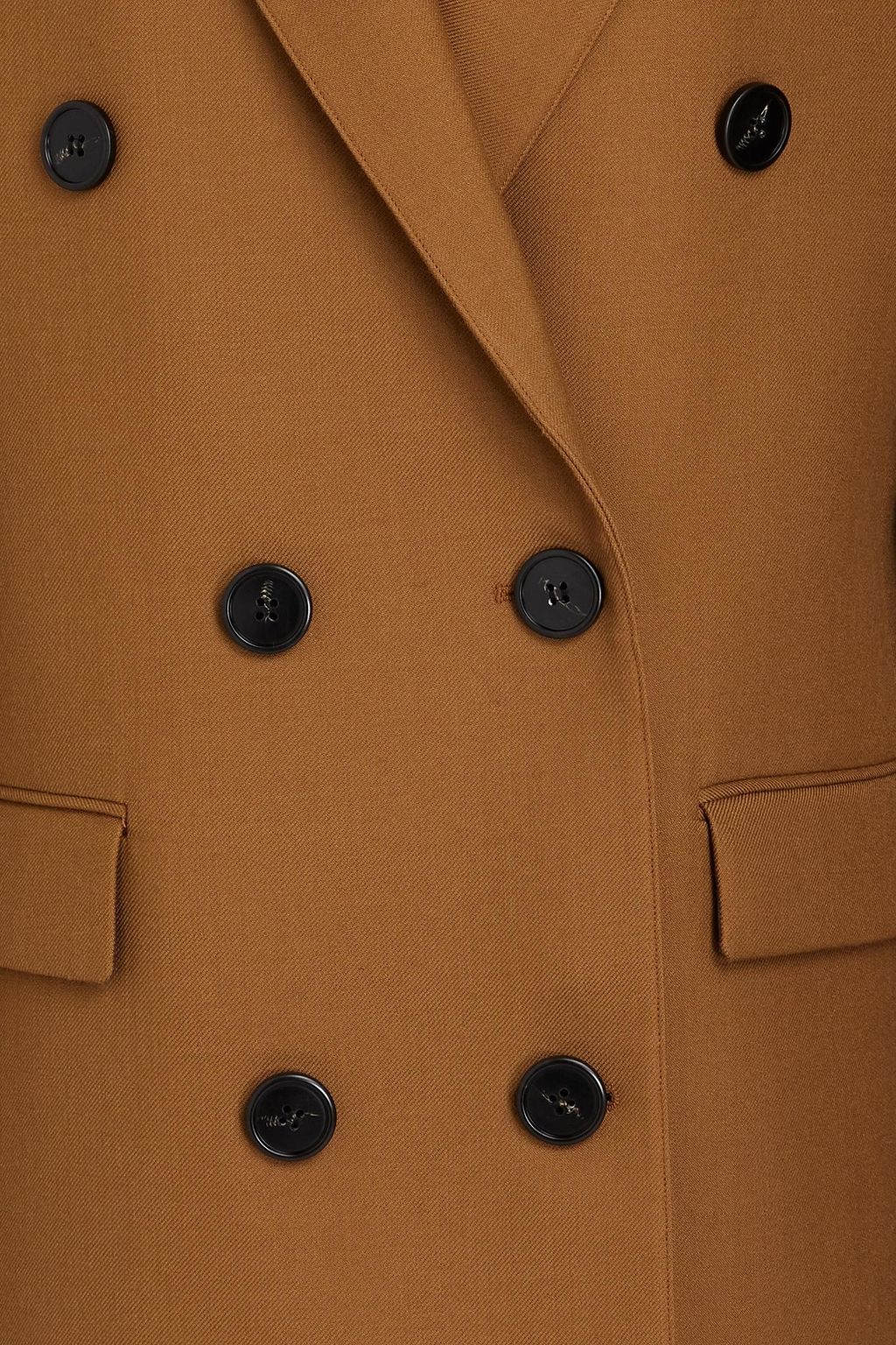 THEORY Double-breasted wool-blend twill coat