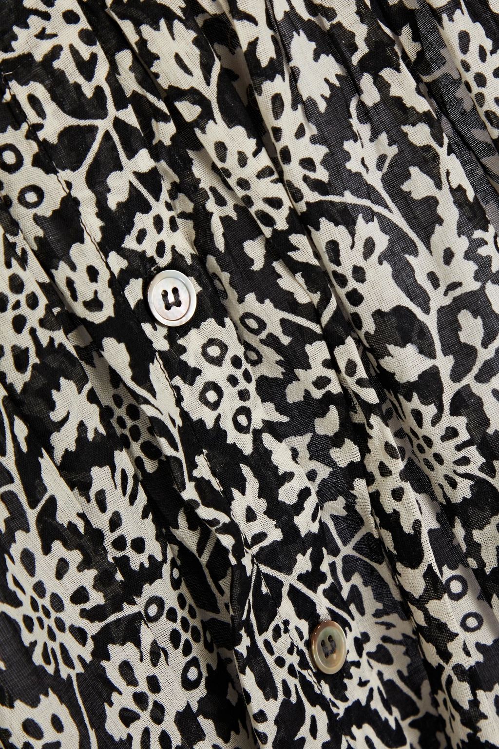 MARANT ÉTOILE Plalia printed cotton-mousseline shirt