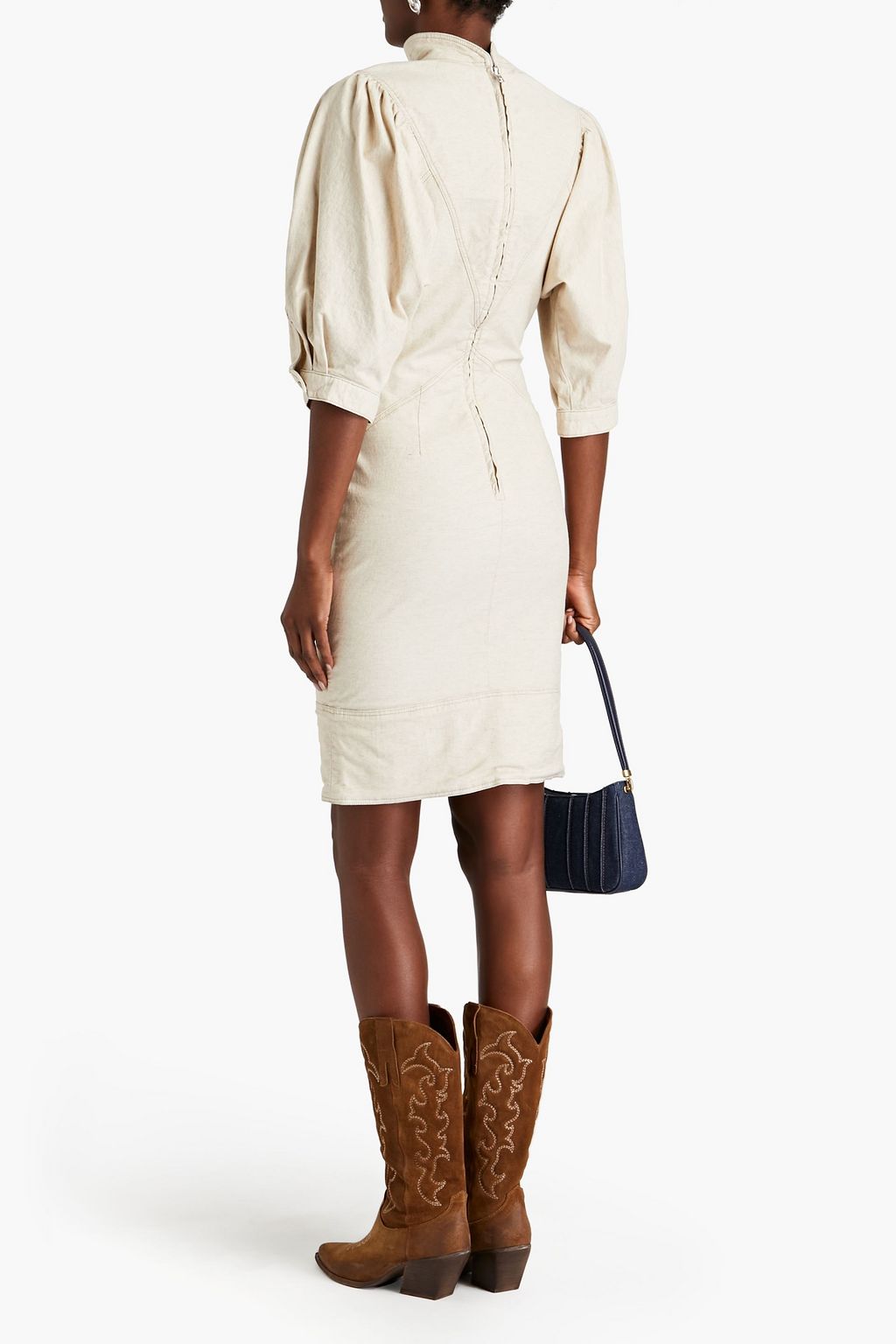 MARANT ÉTOILE Laure cotton-blend twill dress