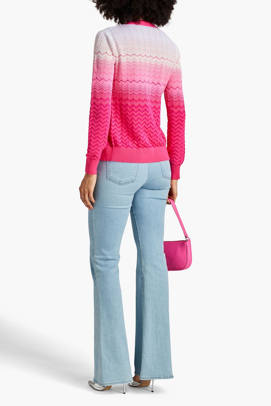 MISSONI Crochet-knit cotton-blend cardigan