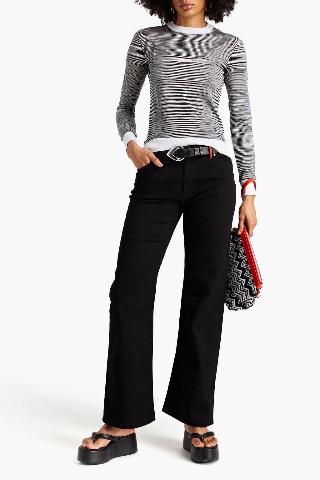 MISSONI Space-dyed silk sweater
