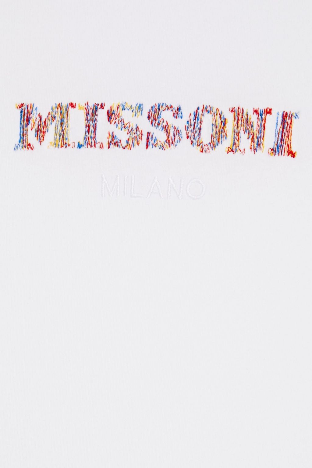 MISSONI Embroidered cotton-jersey T-shirt