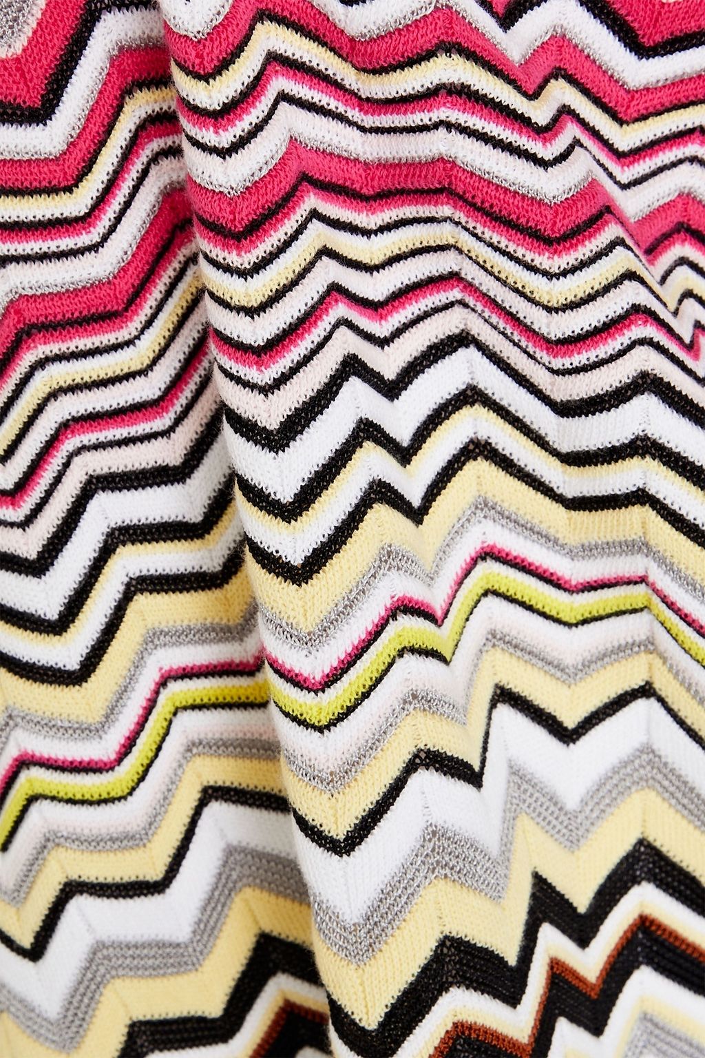 MISSONI Crochet-knit cotton-blend polo sweater
