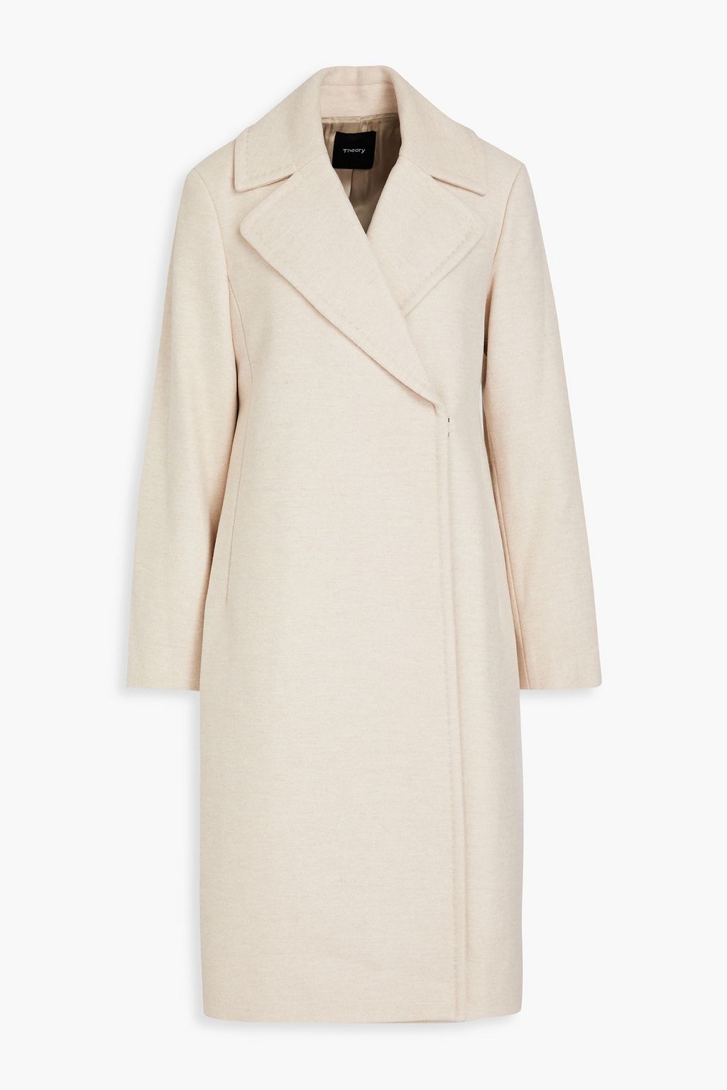 Double breasted wool coat