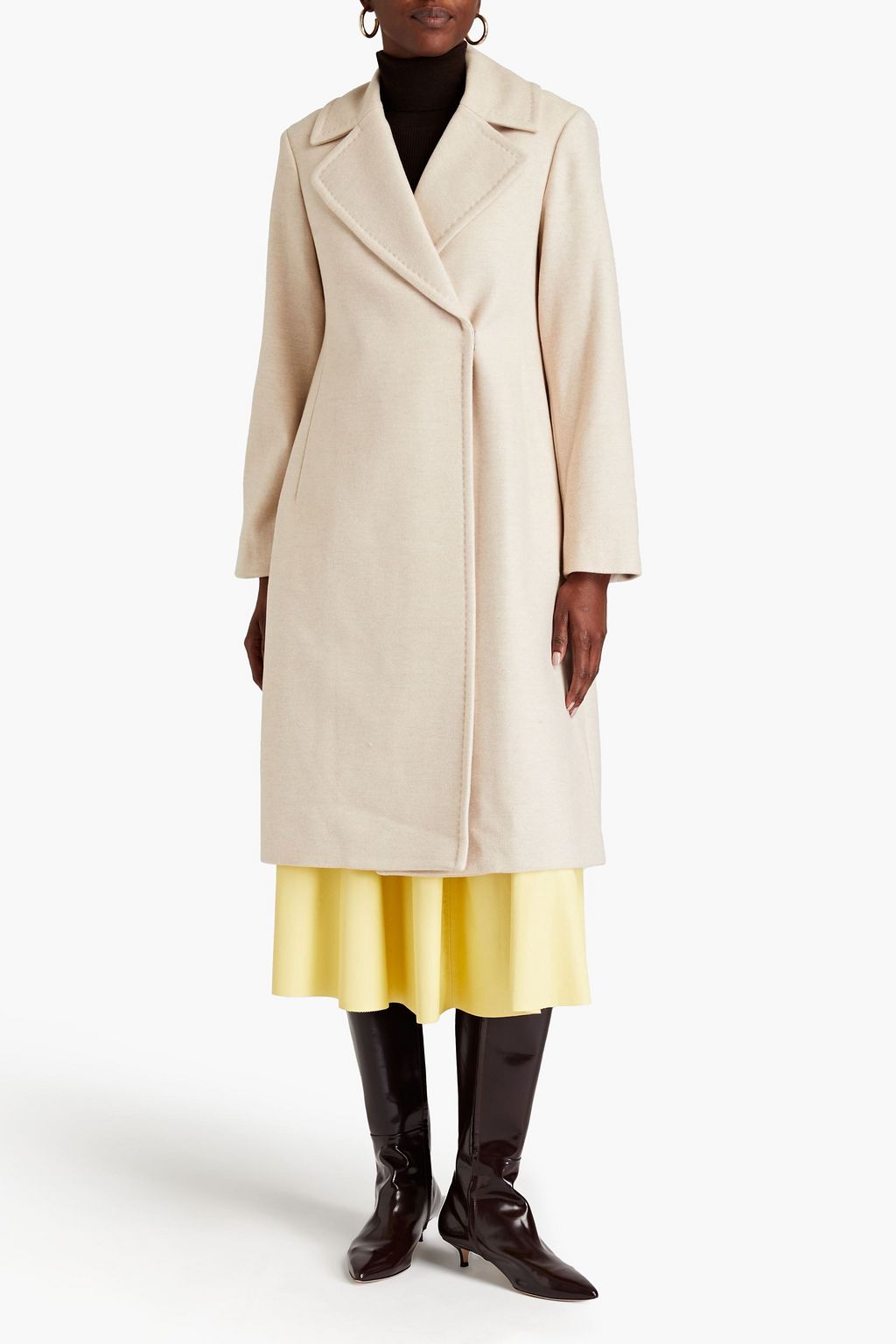 THEORY Doublebreasted wool coat THE