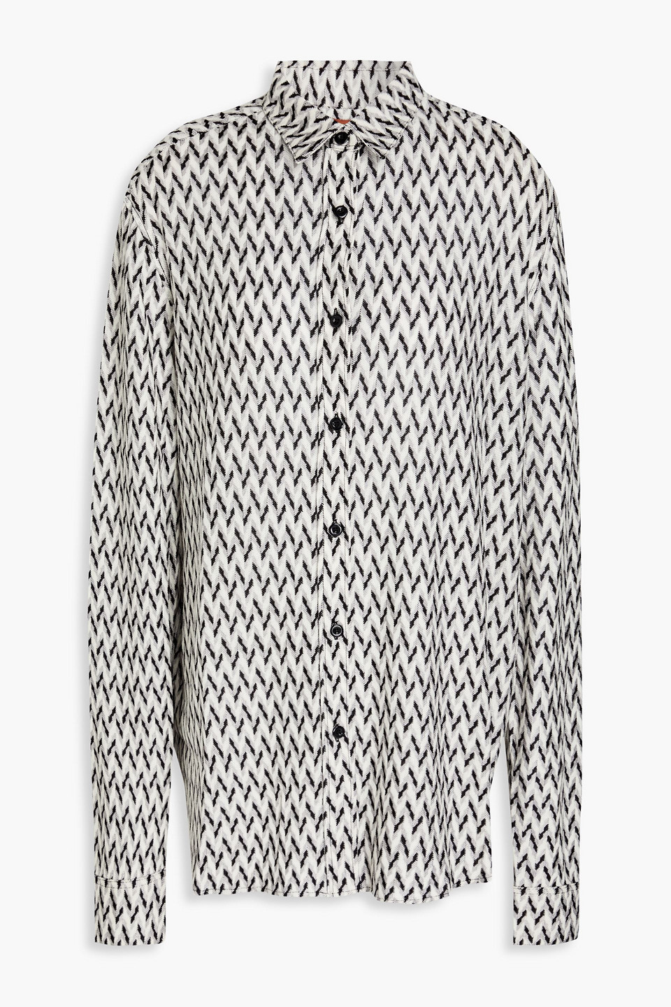 Missoni - Crochet-knit shirt - Black