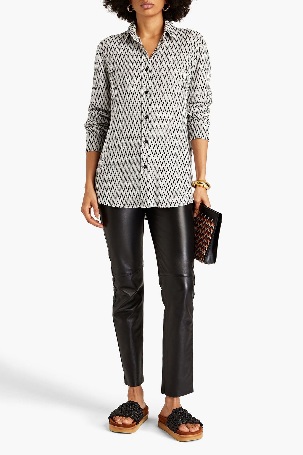 MISSONI قميص من نسيج بحبكة كروشيه