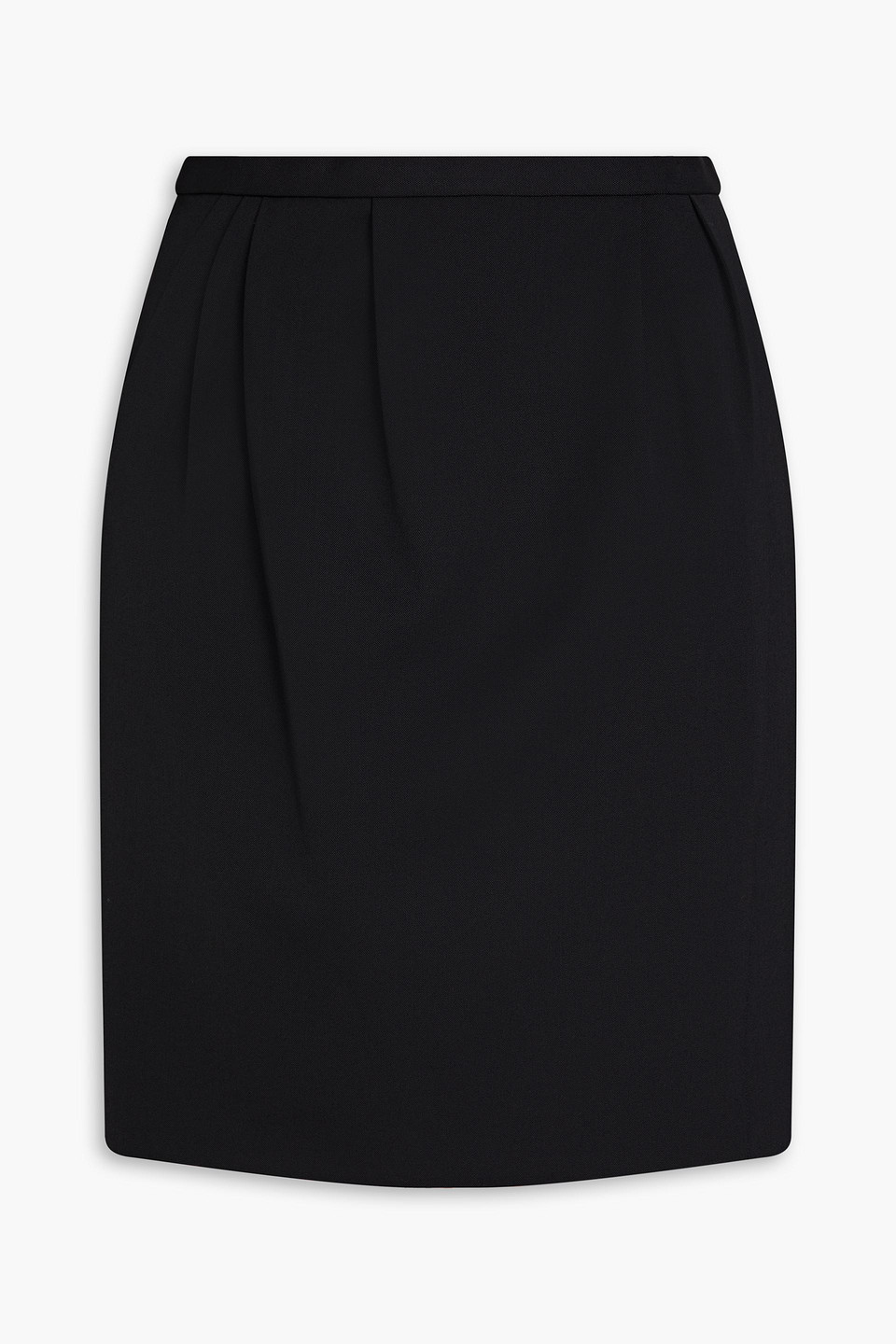Theory Mini-wickelrock Aus Twill Mit Falten In Black