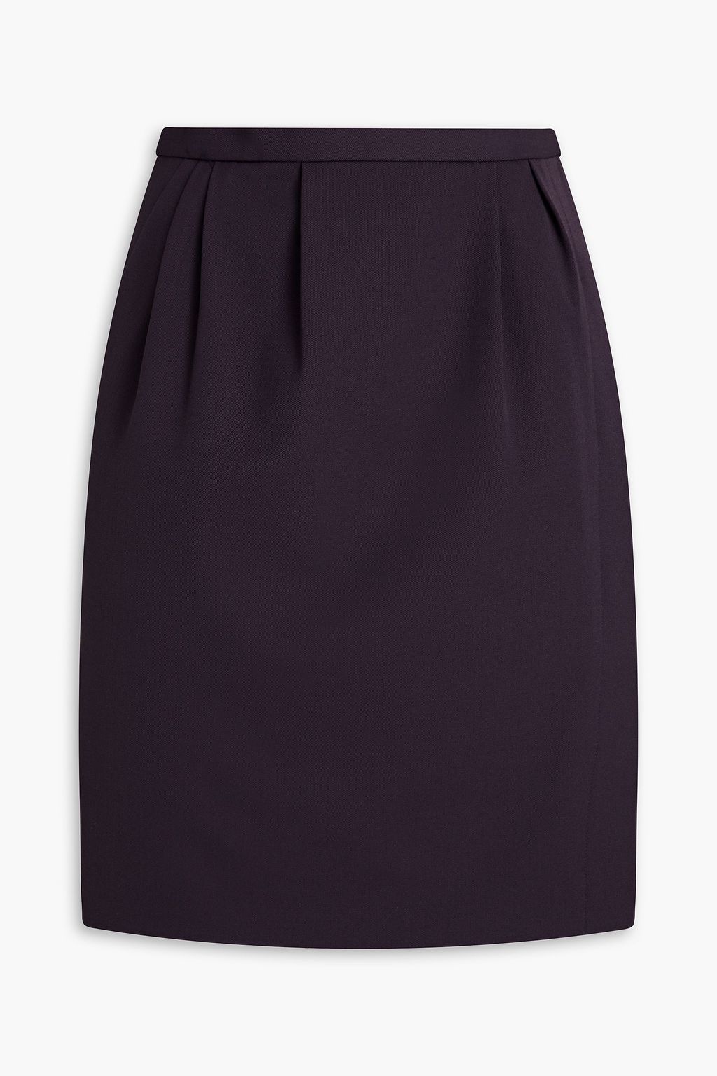 THEORY Pleated twill mini wrap skirt | THE OUTNET