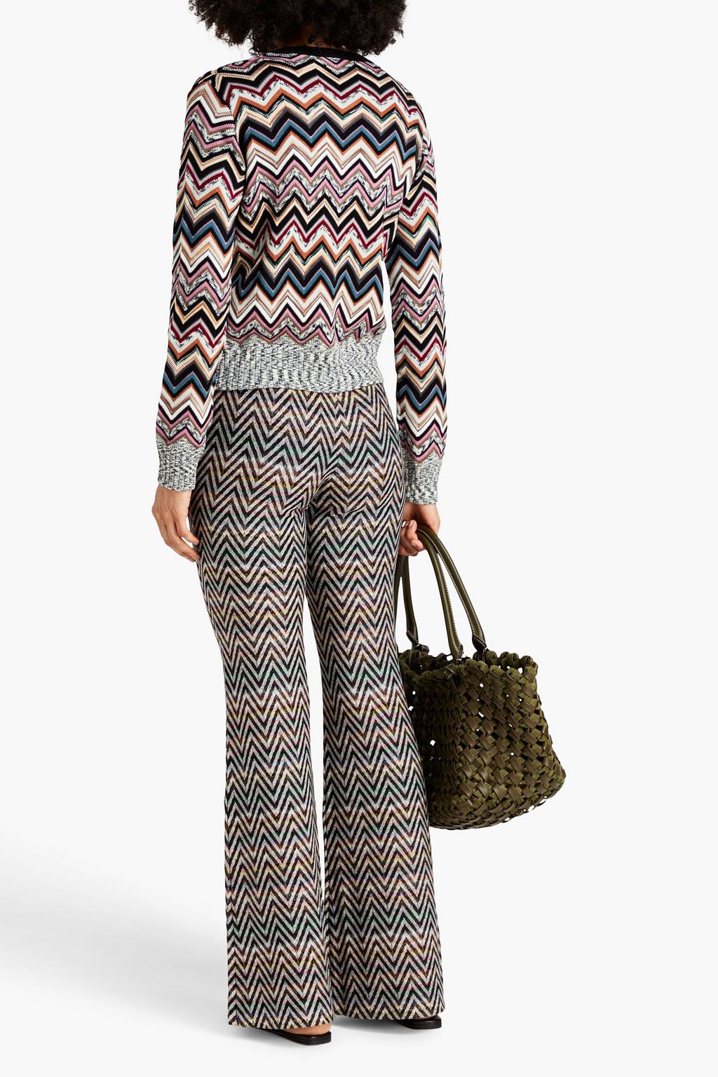 MISSONI Crochetknit flared pants THE