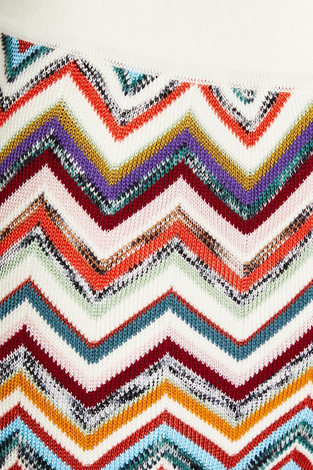 MISSONI Embroidered mid-rise tapered jeans