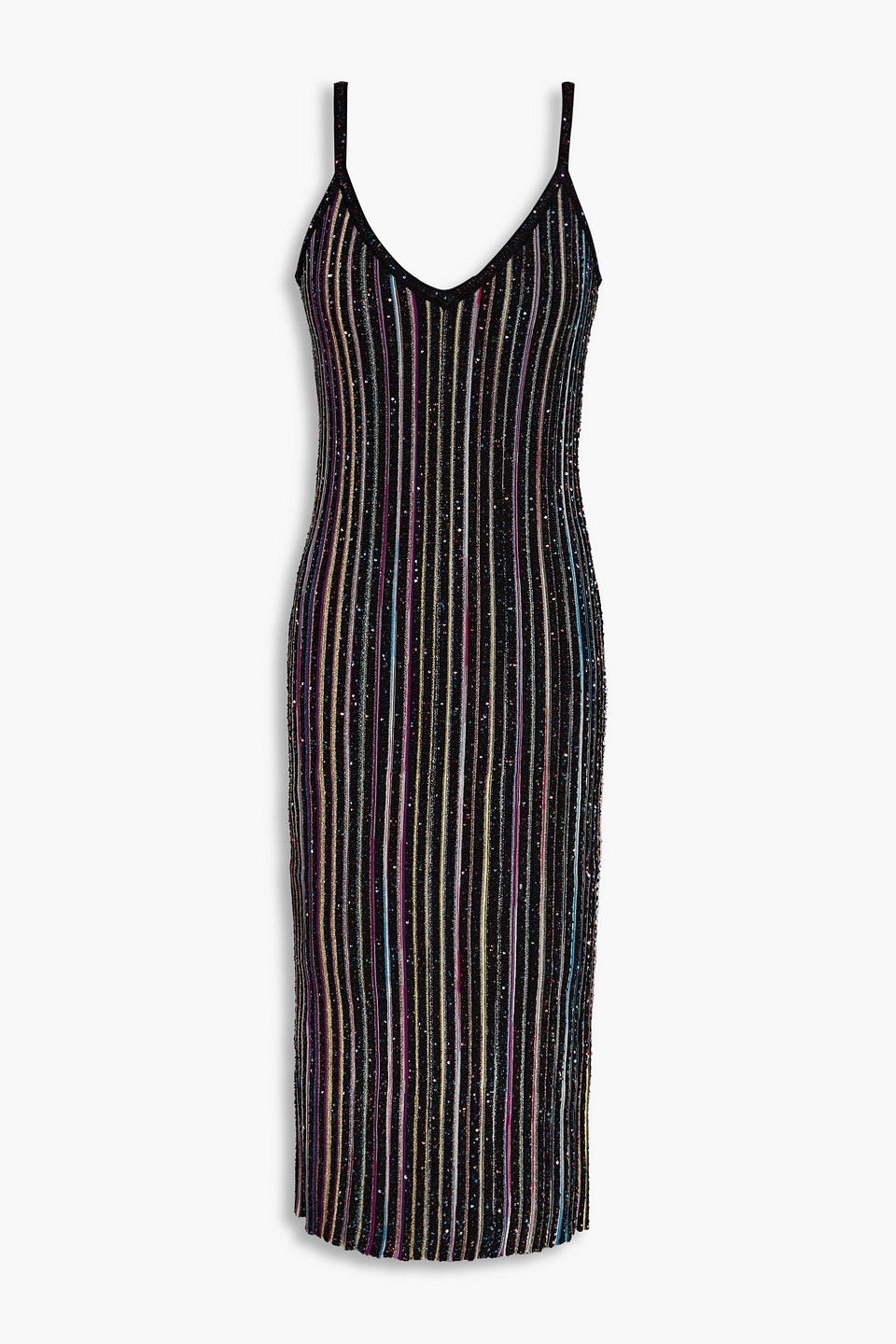 Missoni - Metallic crochet-knit dress - Black - IT 42