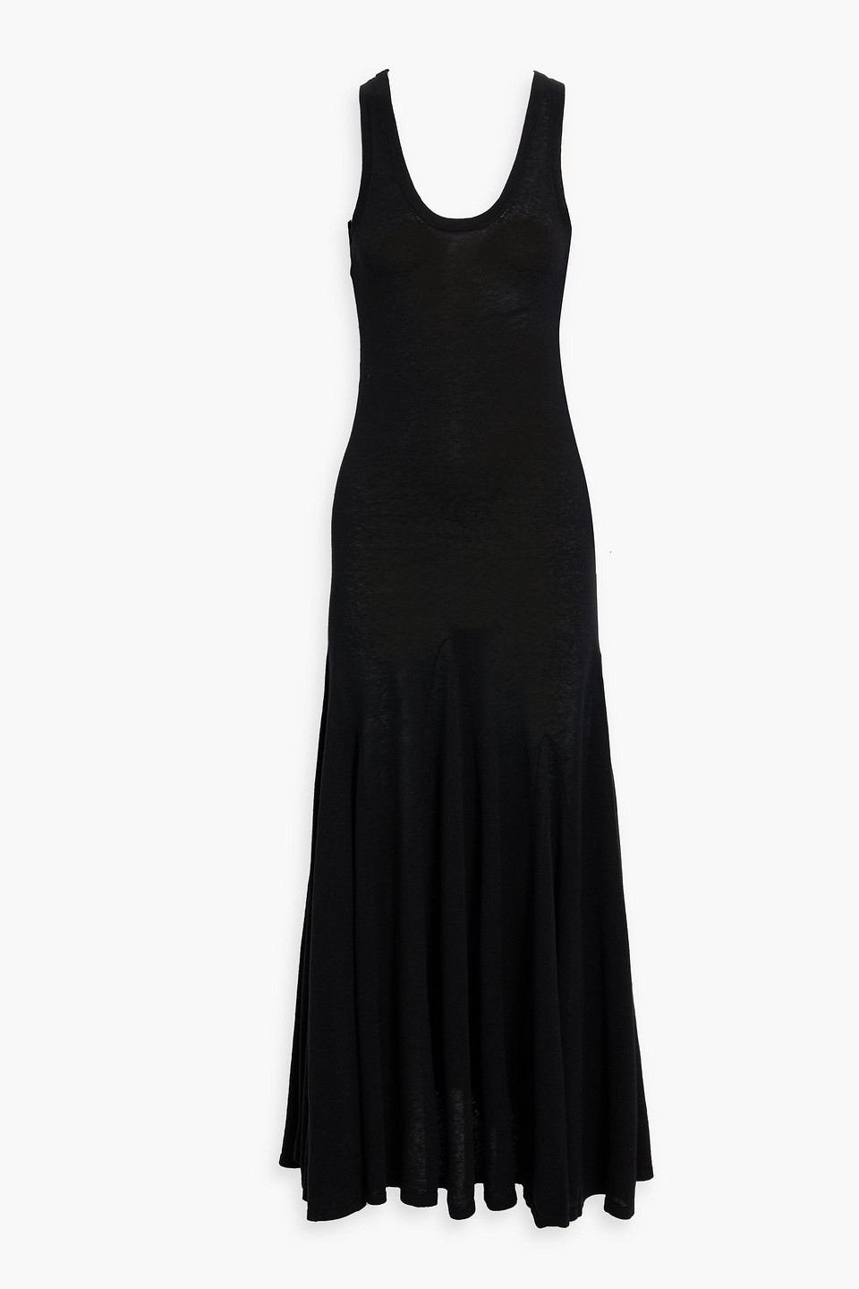 Bec & Bridge Linen And Cotton-blend Maxi Dress In Black